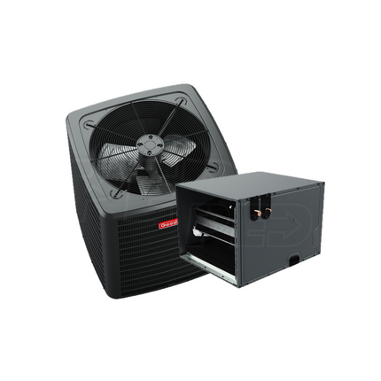 Goodman GLXS4 - 1.5 Ton - 14.3 SEER2 AC with CAPTA2422A3 Fan Coil - Single-Stage - Up-flow - Condenser and Coil - with install