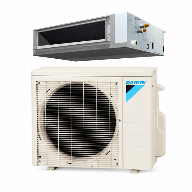 Daikin SkyAir - 18K BTU - Ceiling-Mounted Ducted Heat Pump Light-Commercial - 15.5 SEER2 with Install